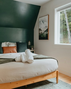 Inside of a rental room.