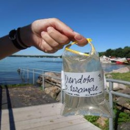 Beach water sampling