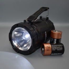 flashlight and batteries
